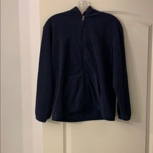 Children’s place navy blue fleece zip up hoodie